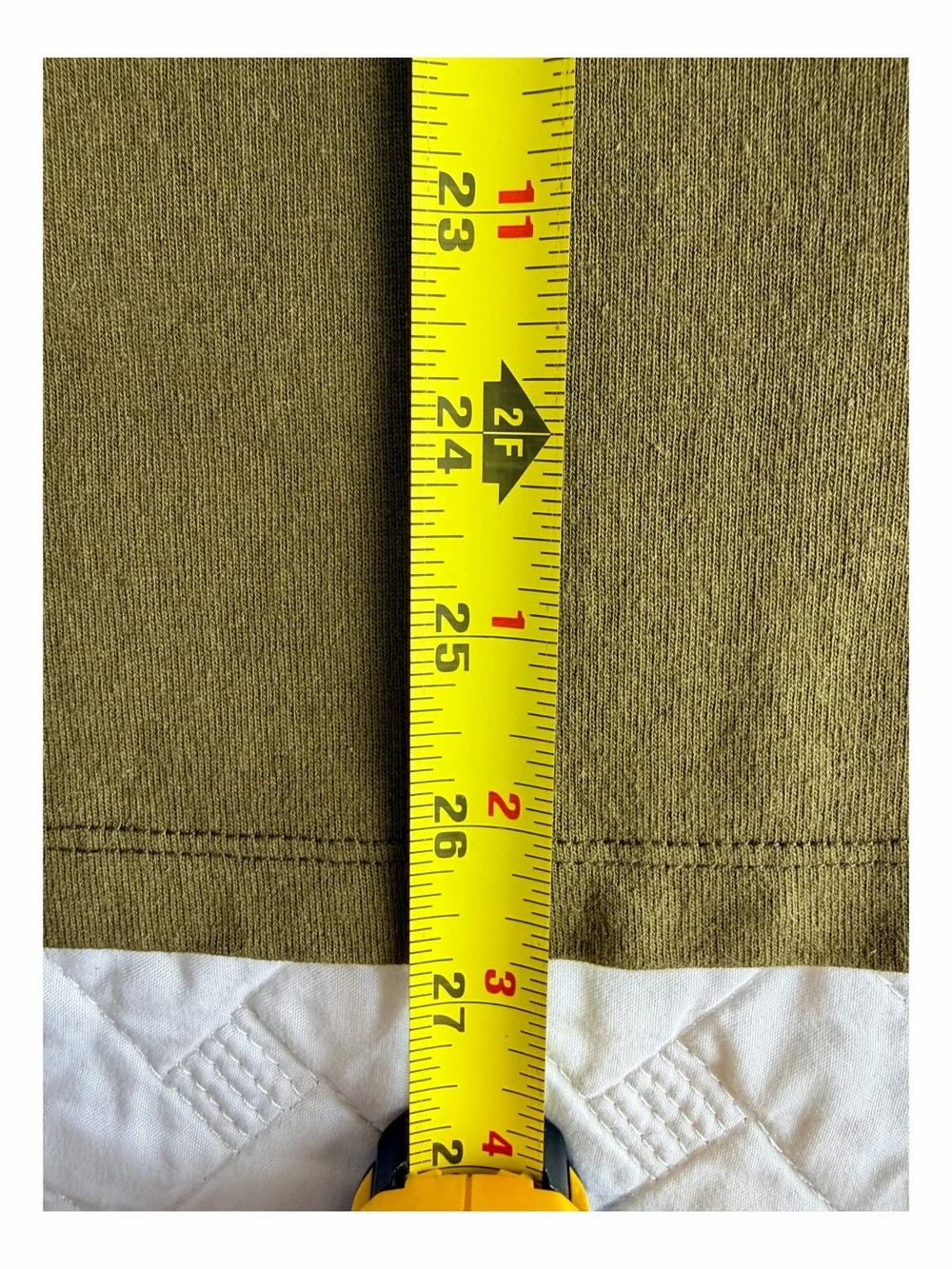 AMI Alexandre Mattiussi x Smiley Olive Cotton Graphic Tee Size M